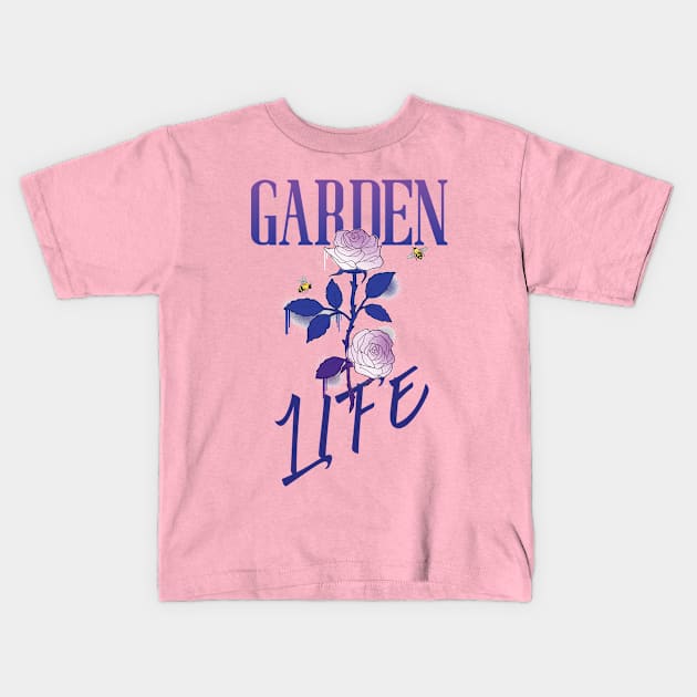 Flower Gardening Garden Life Outdoor Gardeners Kids T-Shirt by AutomaticSoul